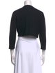 Oscar de la Renta Cashmere Open Front Sweater