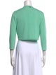 Oscar de la Renta Cashmere Open Front Sweater