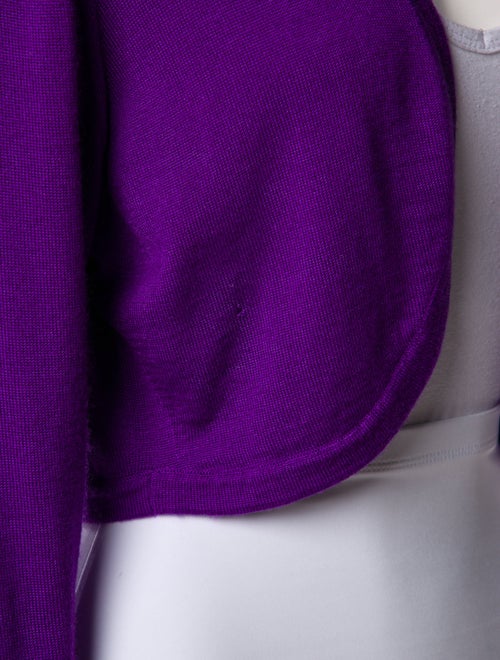 Oscar de la Renta Cashmere Open Front Sweater