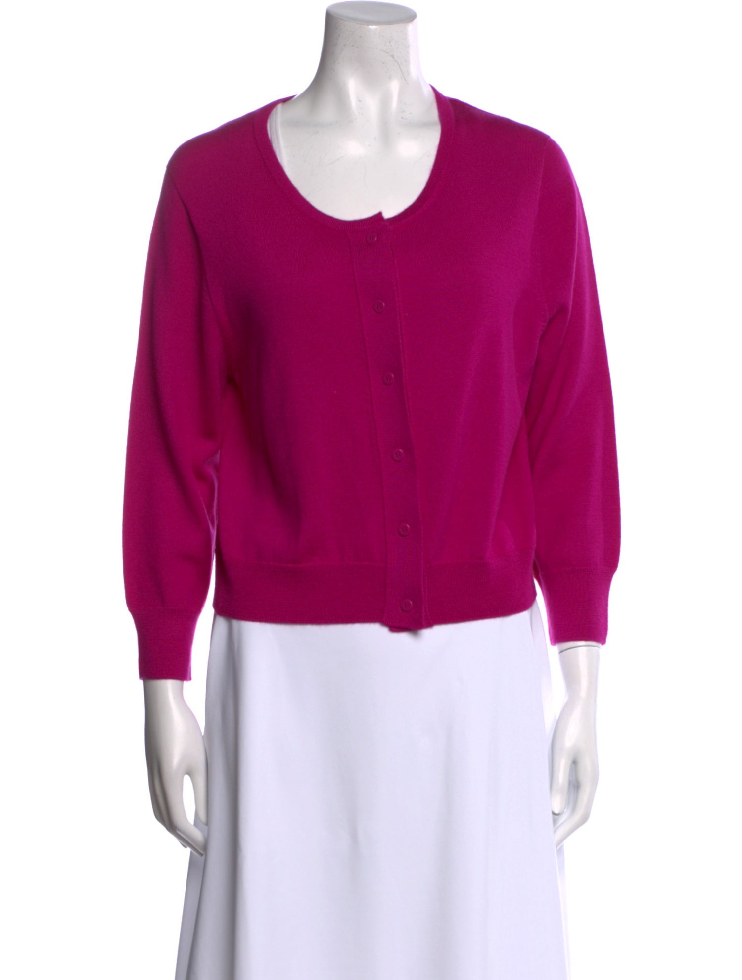Oscar de la Renta Cashmere Scoop Neck Sweater w/ Tags