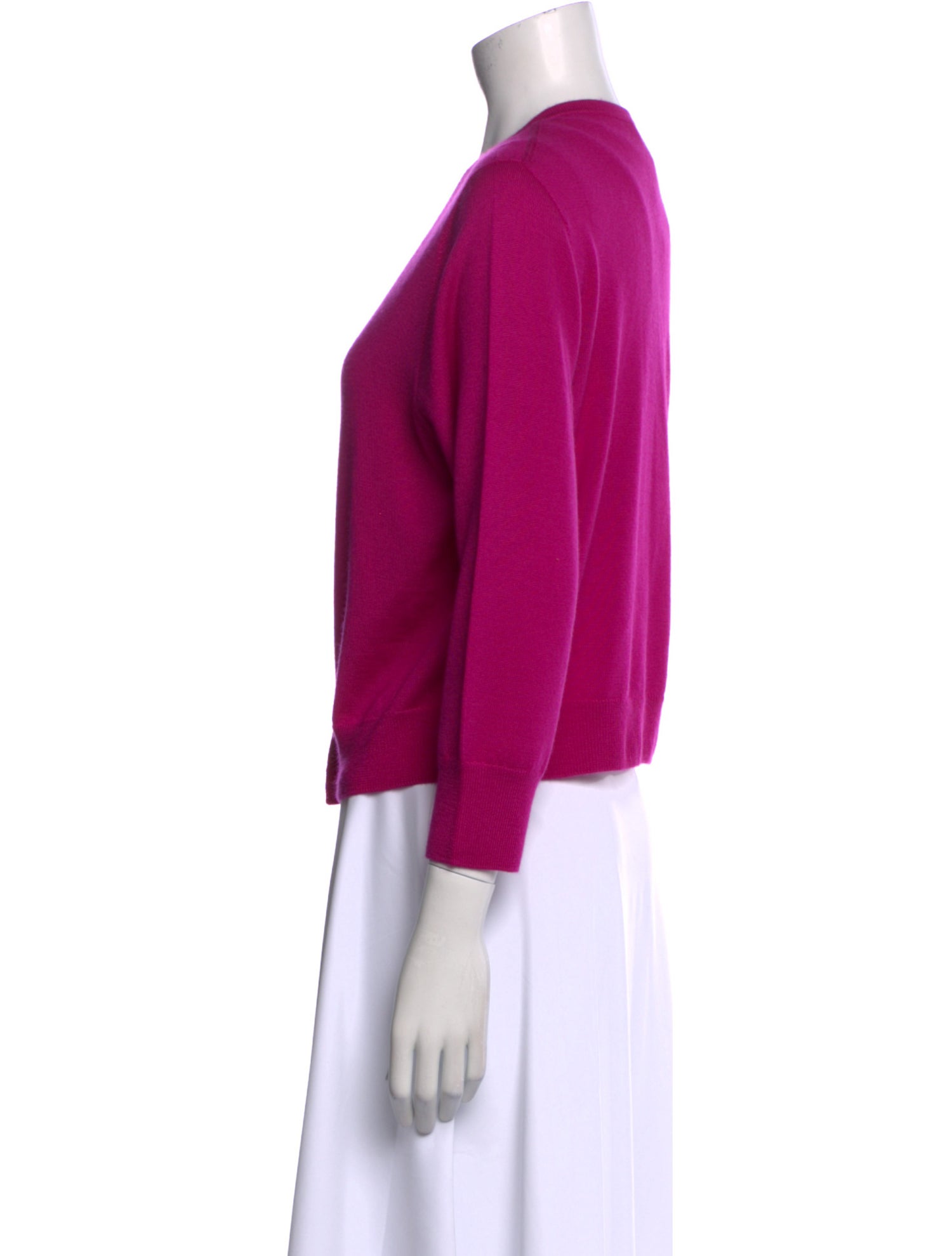 Oscar de la Renta Cashmere Scoop Neck Sweater w/ Tags