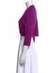 Oscar de la Renta Cashmere Open Front Sweater