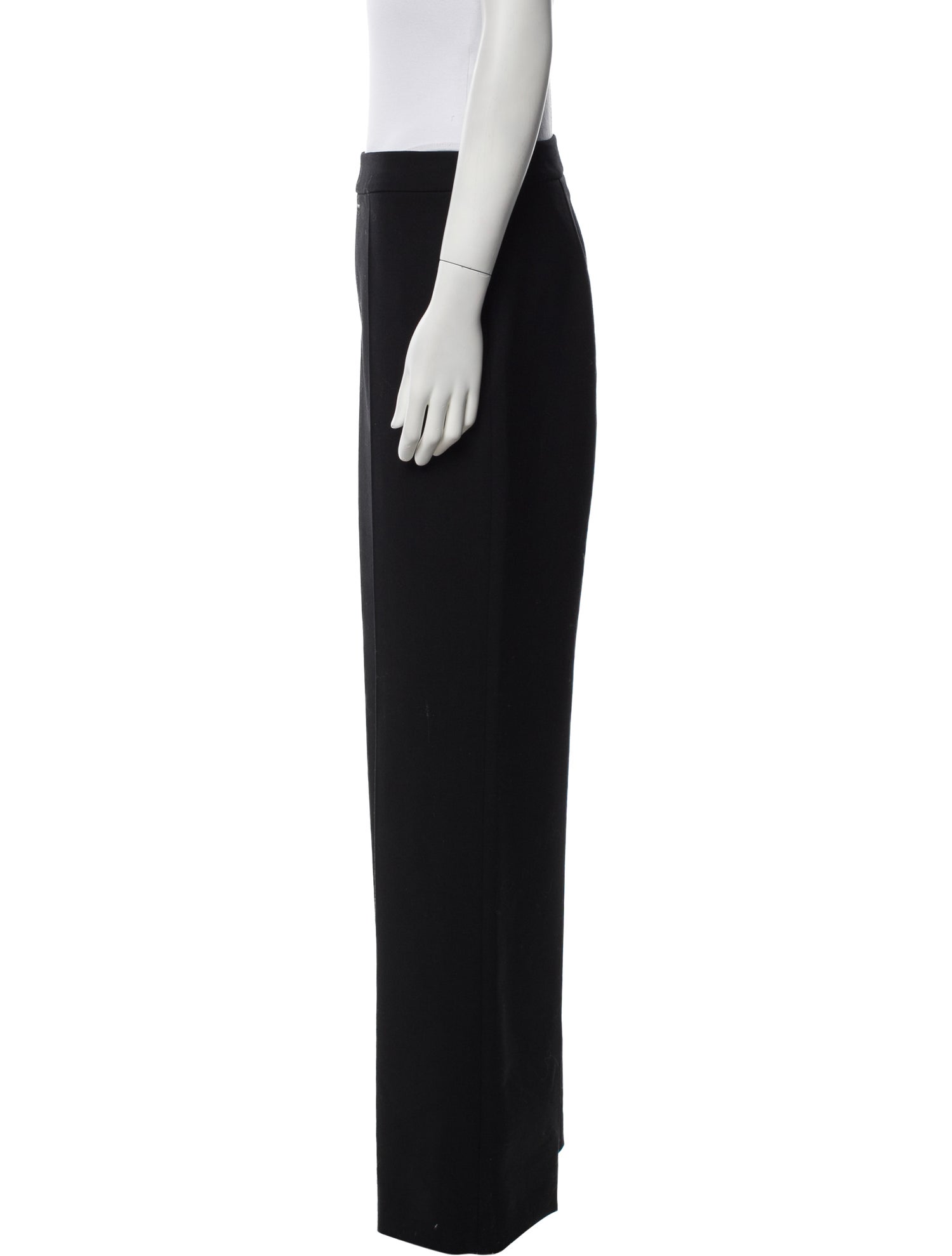 Oscar de la Renta Virgin Wool Wide Leg Pants