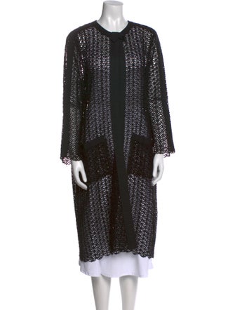 Oscar de la Renta Silk Midi Length Dress