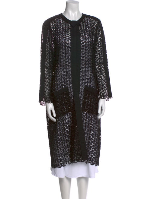 Oscar de la Renta Silk Midi Length Dress