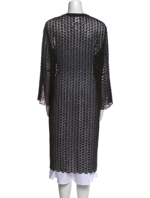 Oscar de la Renta Silk Midi Length Dress