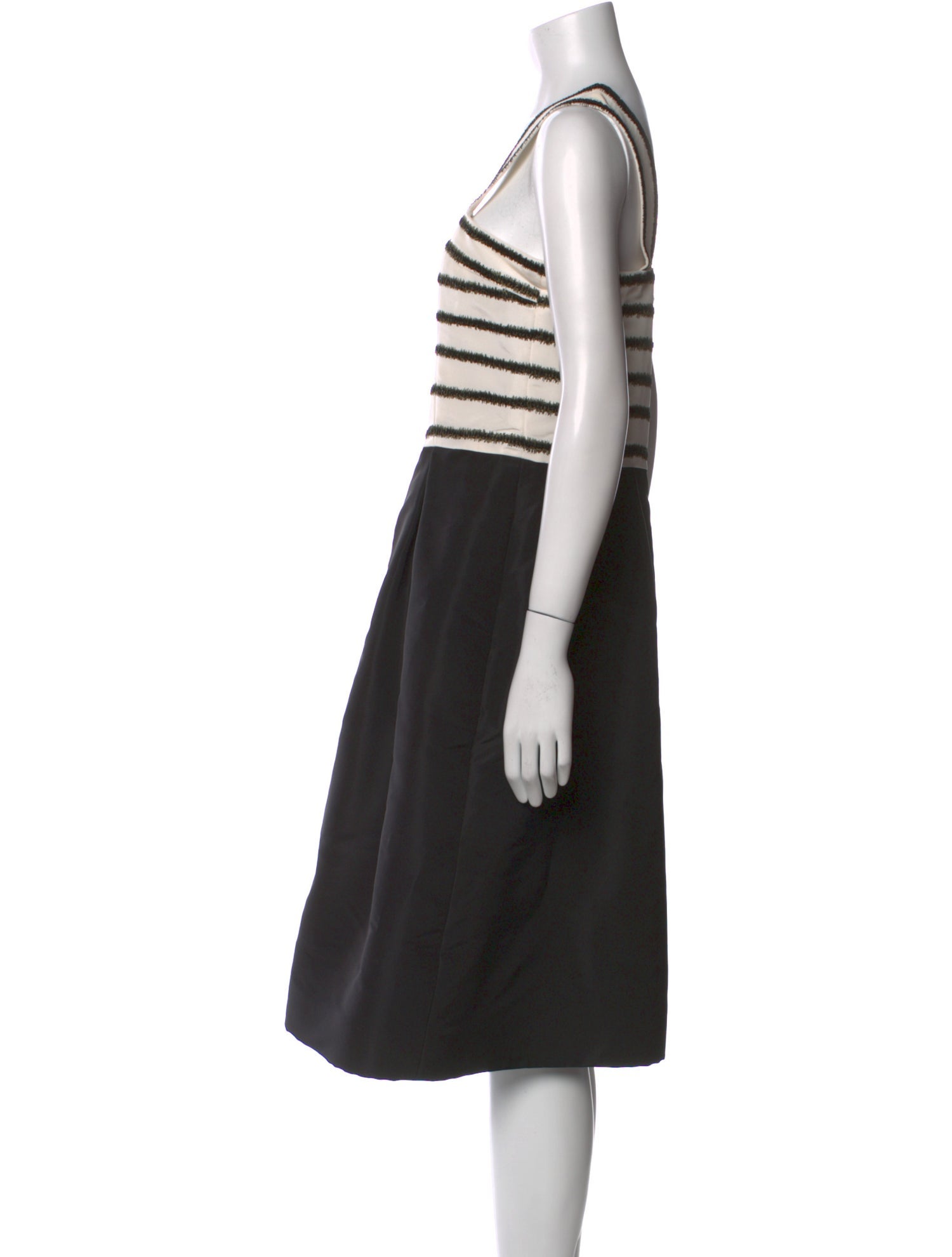 Oscar de la Renta Silk Midi Length Dress w/ Tags