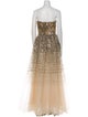 Oscar de la Renta Silk Long Dress