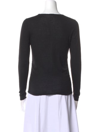 Oscar de la Renta Scoop Neck Sweater