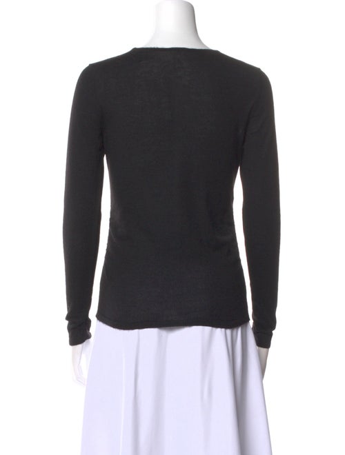 Oscar de la Renta Scoop Neck Sweater