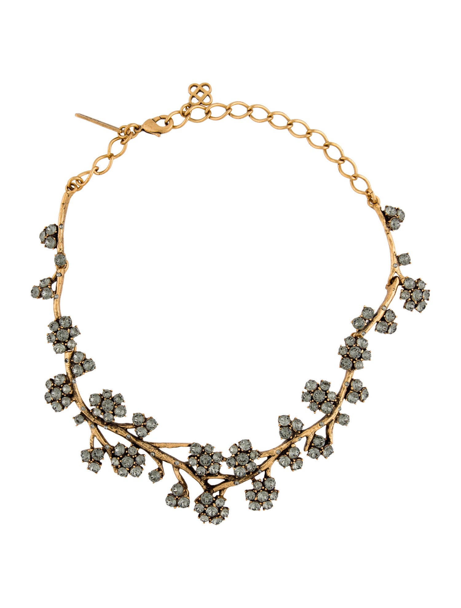 Oscar de la Renta Crystal Collar Necklace