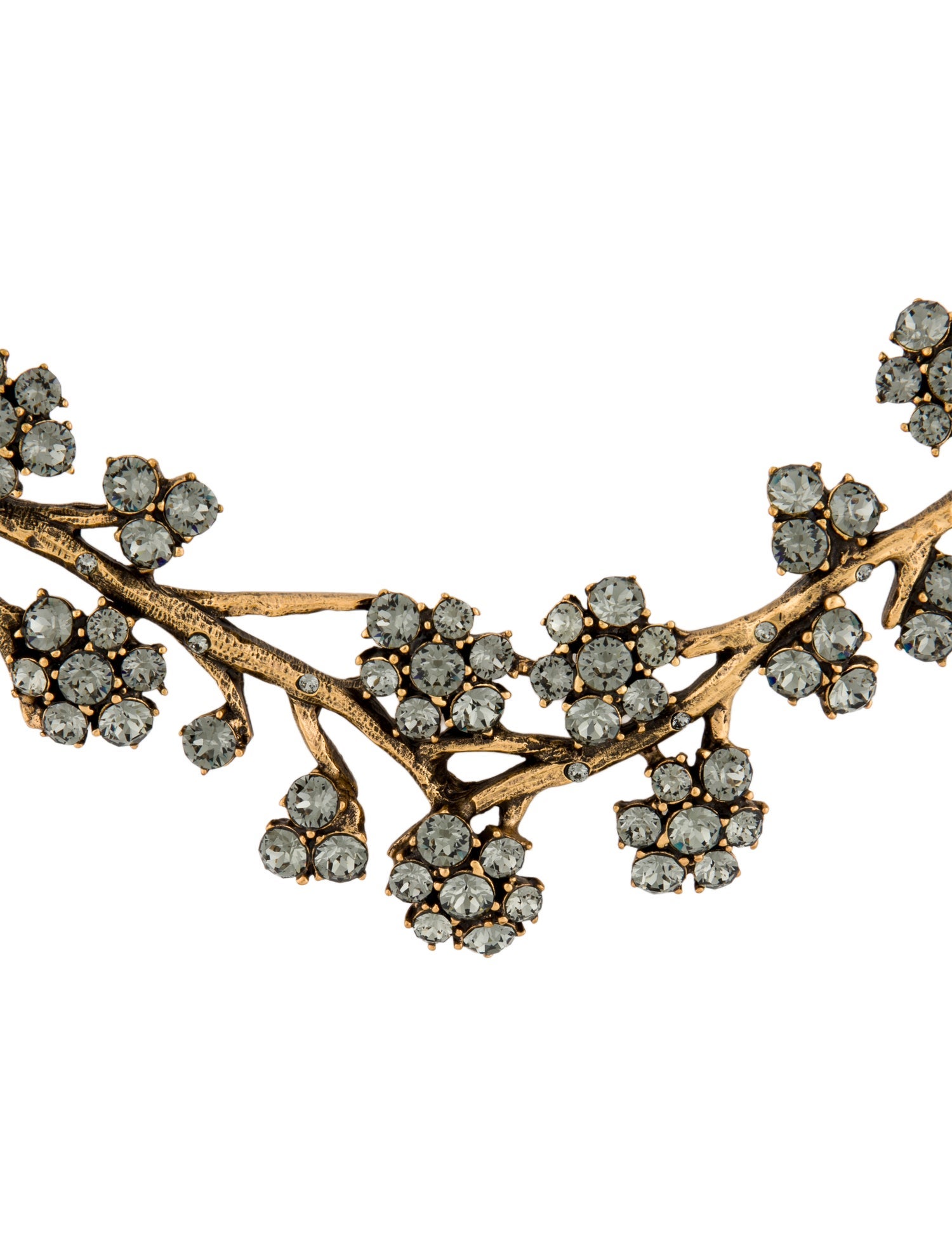 Oscar de la Renta Crystal Collar Necklace