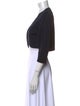 Oscar de la Renta Cashmere Open Front Sweater