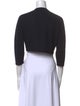 Oscar de la Renta Cashmere Open Front Sweater
