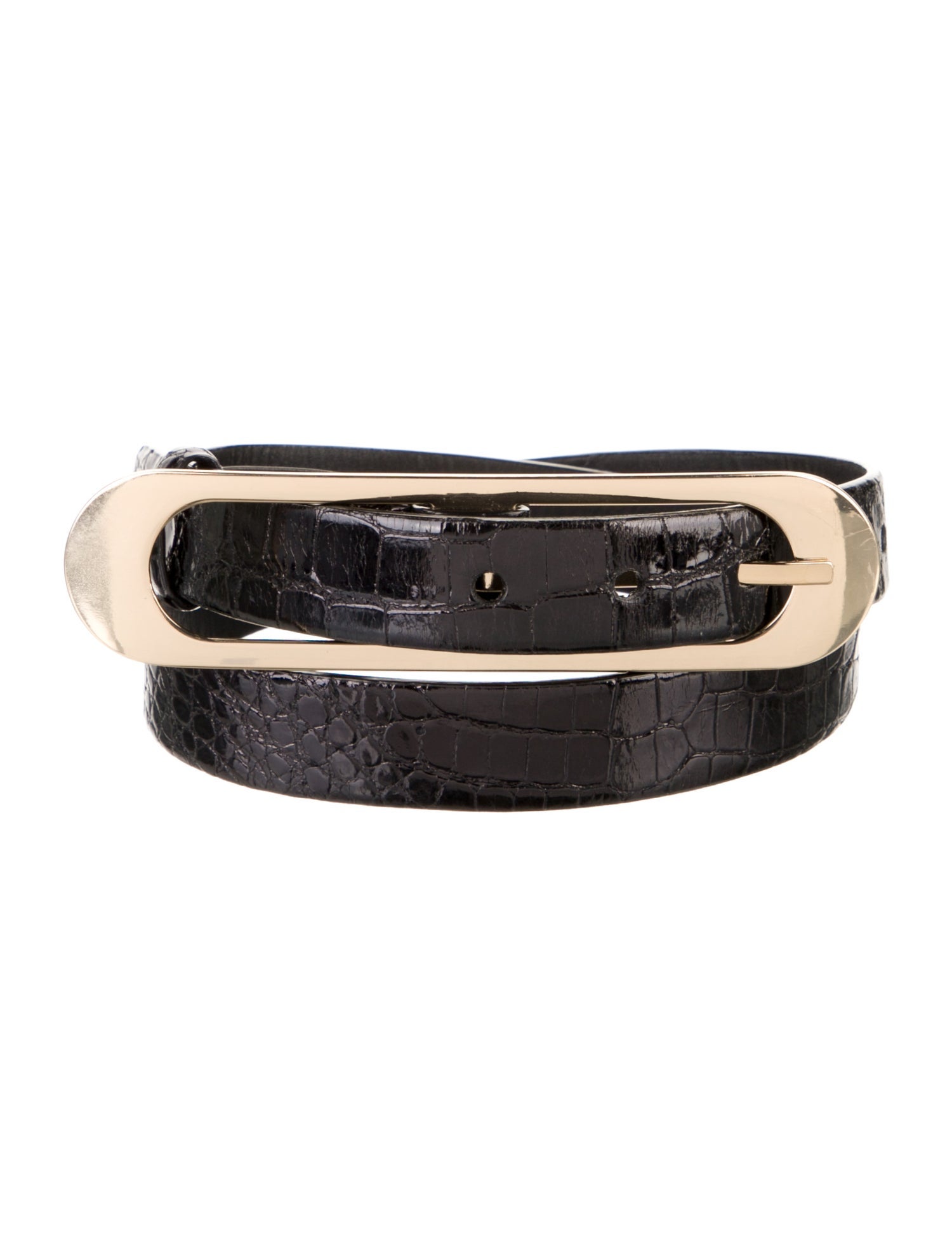 Oscar de la Renta Alligator Belt