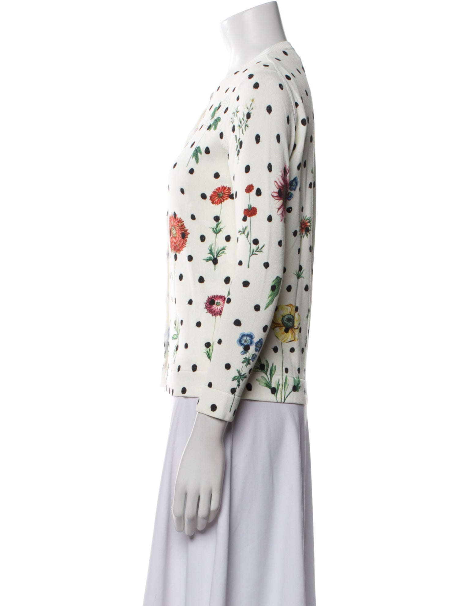 Oscar de la Renta 2021 Printed Sweater