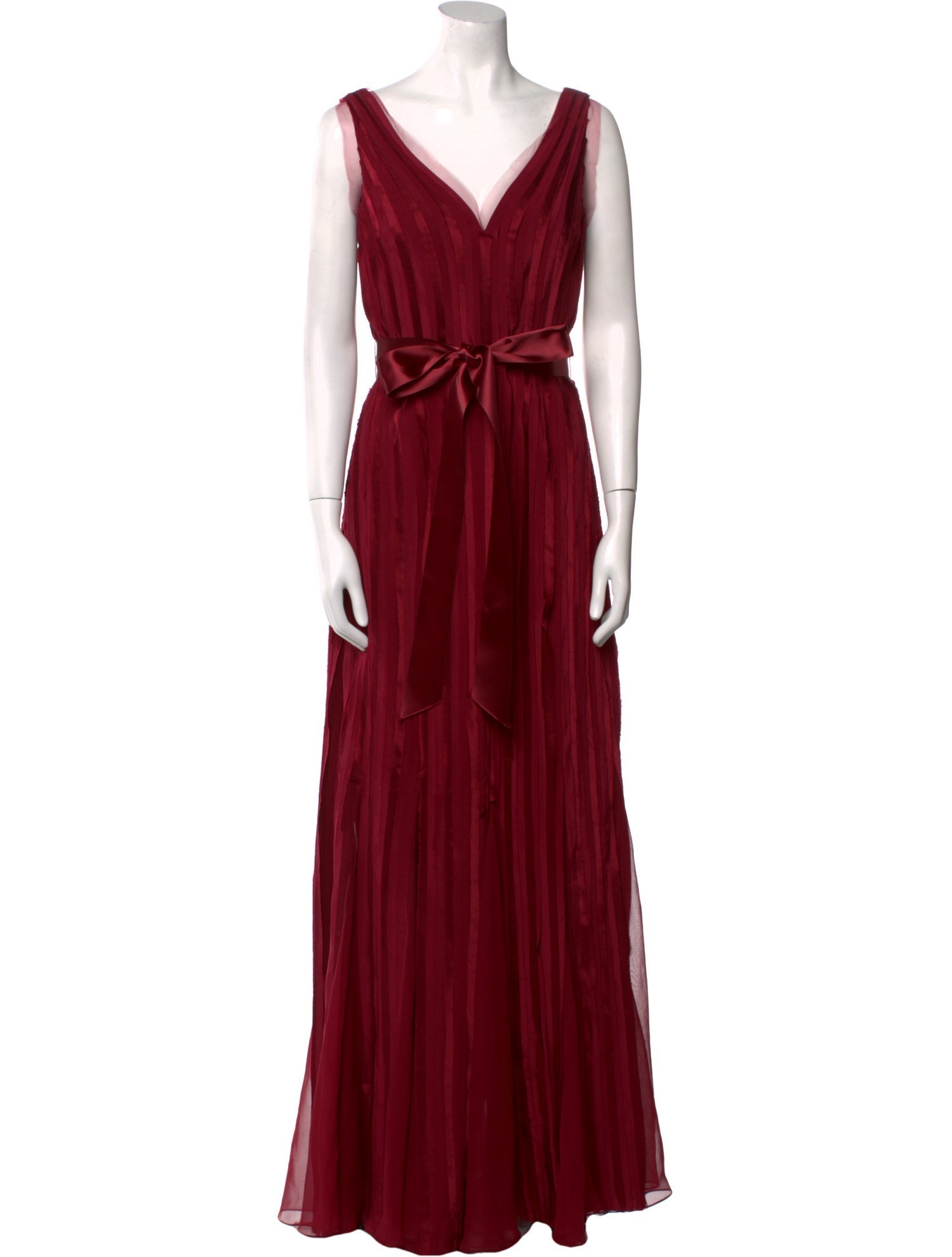 Oscar de la Renta Silk Long Dress