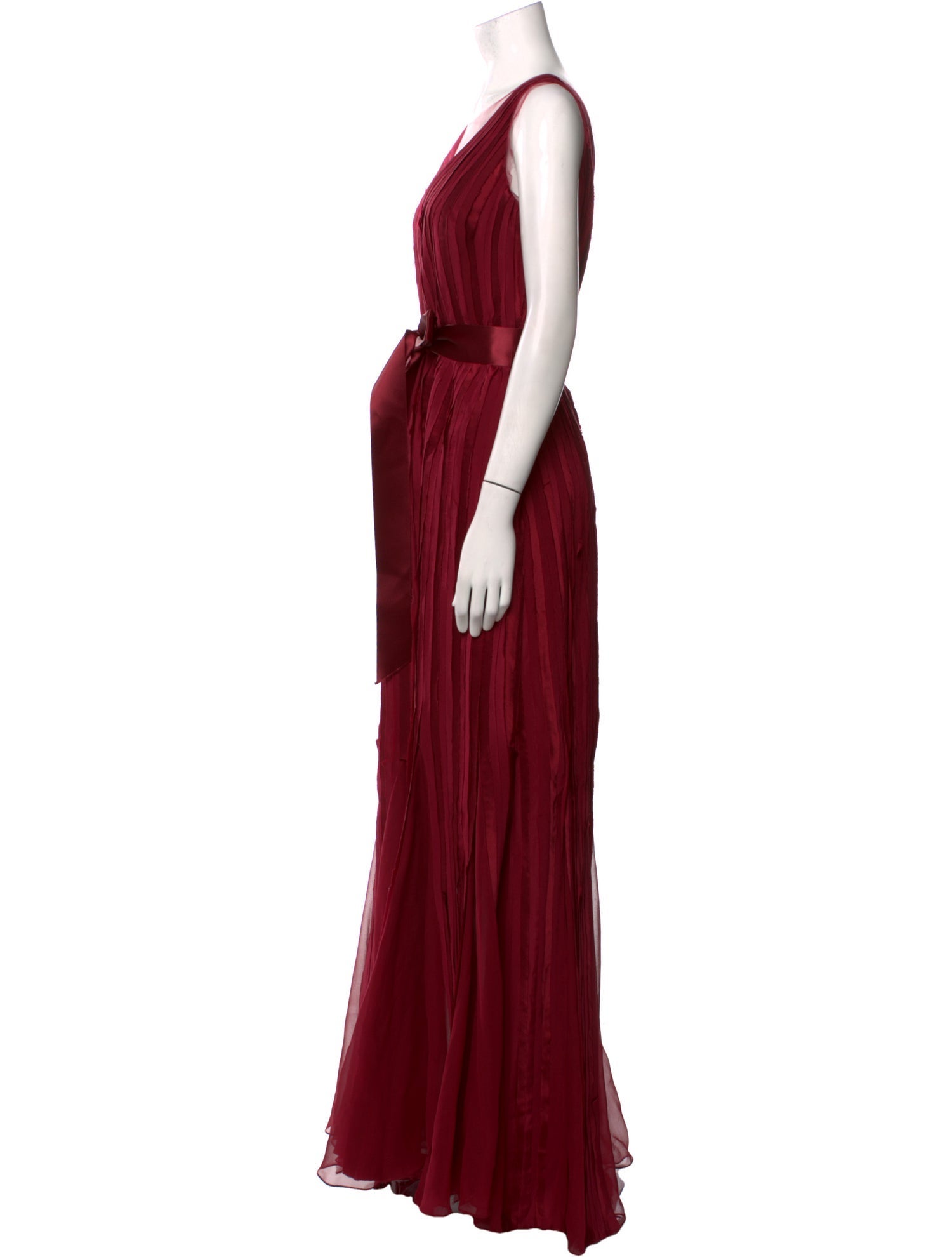 Oscar de la Renta Silk Long Dress