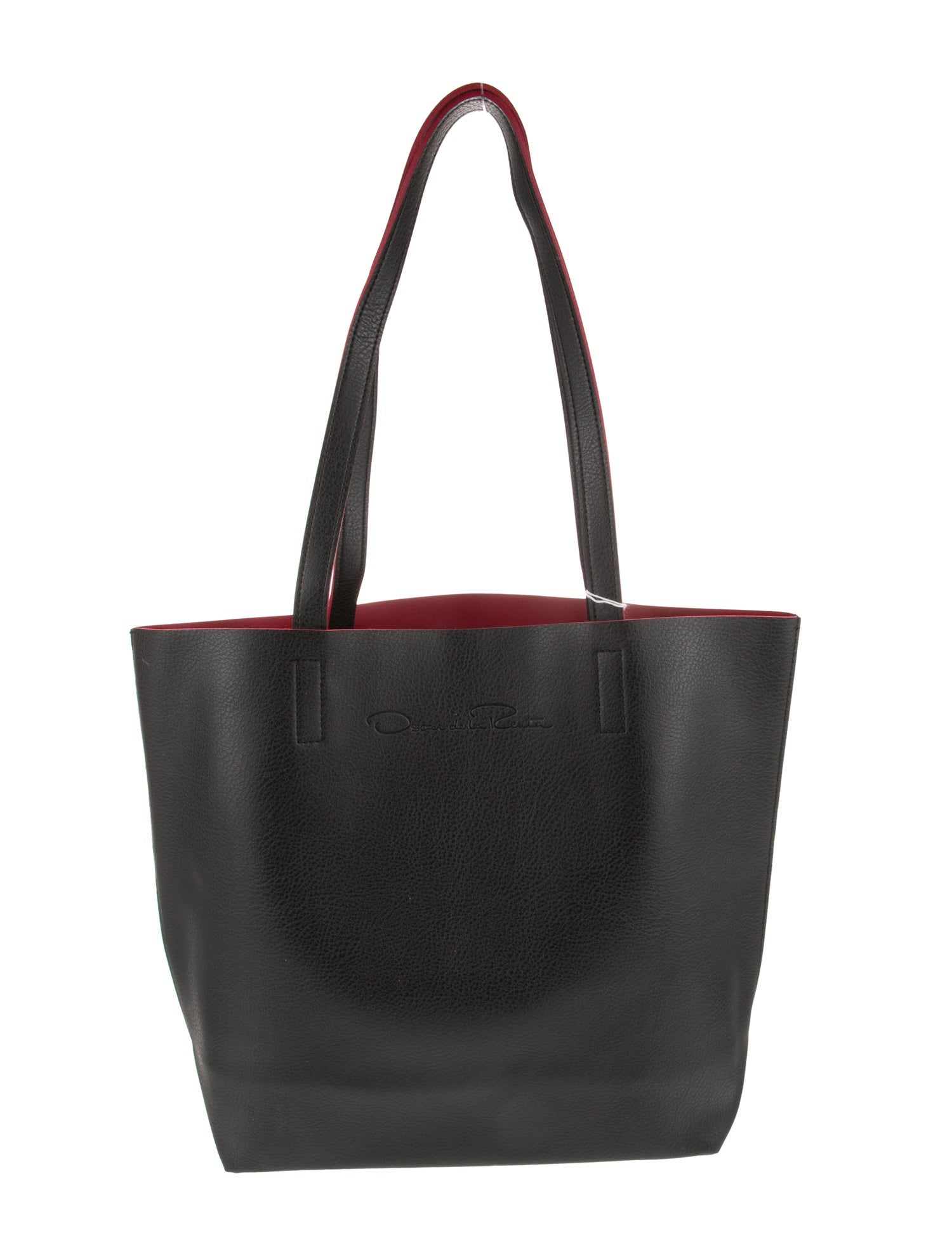 Oscar de la Renta Leather Bucket Bag