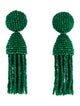 Oscar de la Renta Classic Short Tassel Earrings