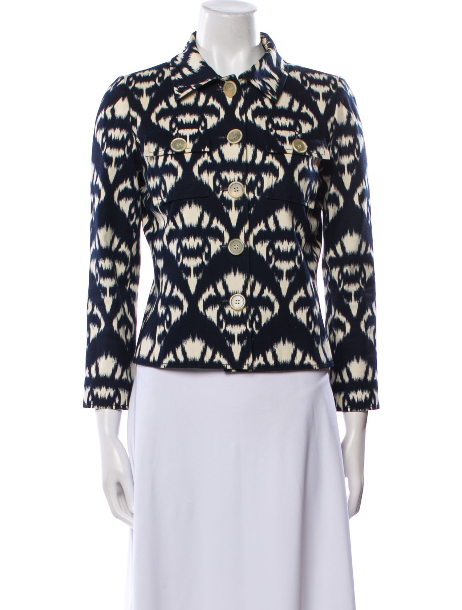 Oscar de la Renta 2008 Printed Evening Jacket