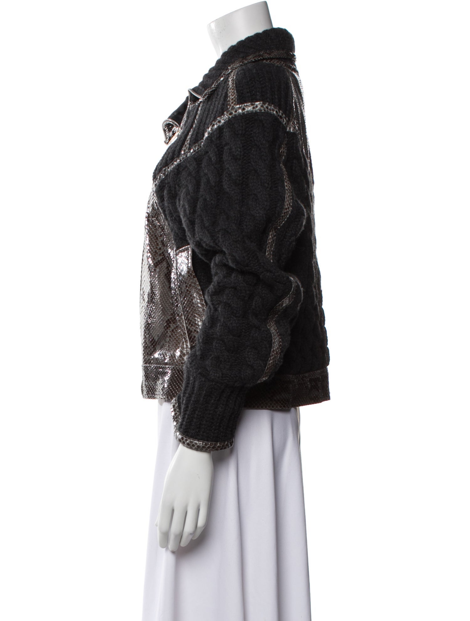 Oscar de la Renta Python Jacket