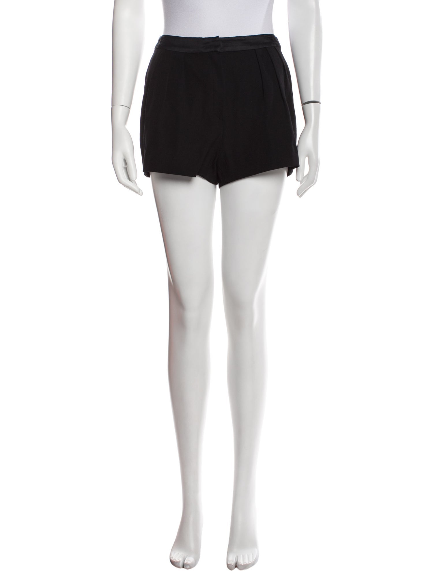 Oscar de la Renta Wool Mini Shorts