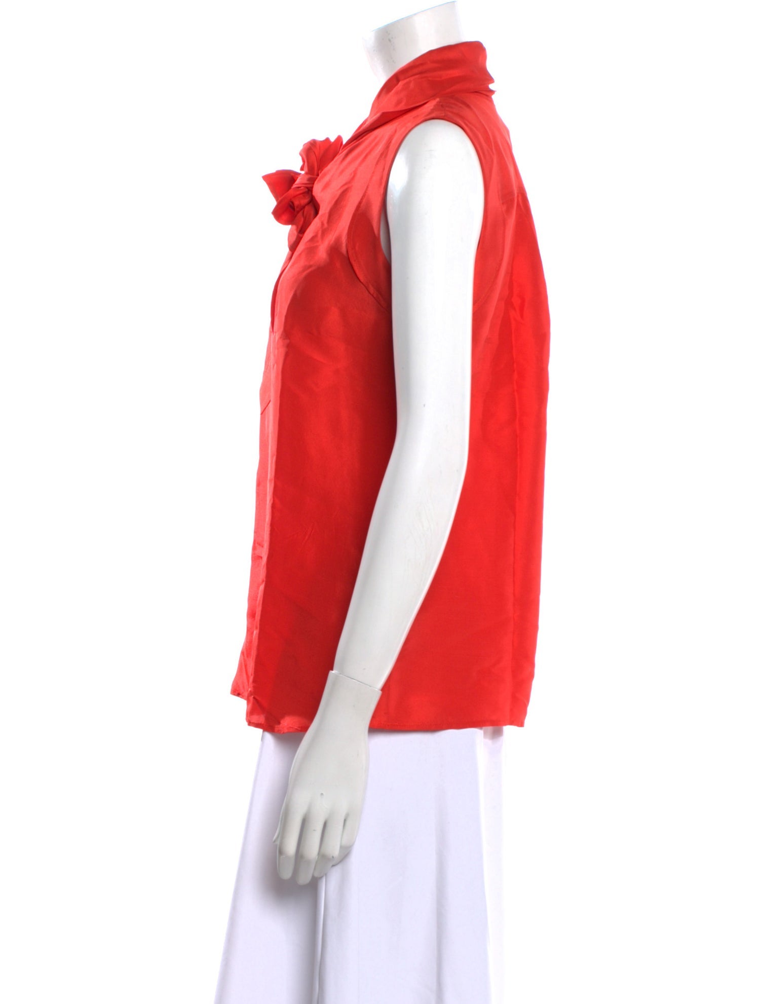 Oscar de la Renta 2009 Silk Blouse