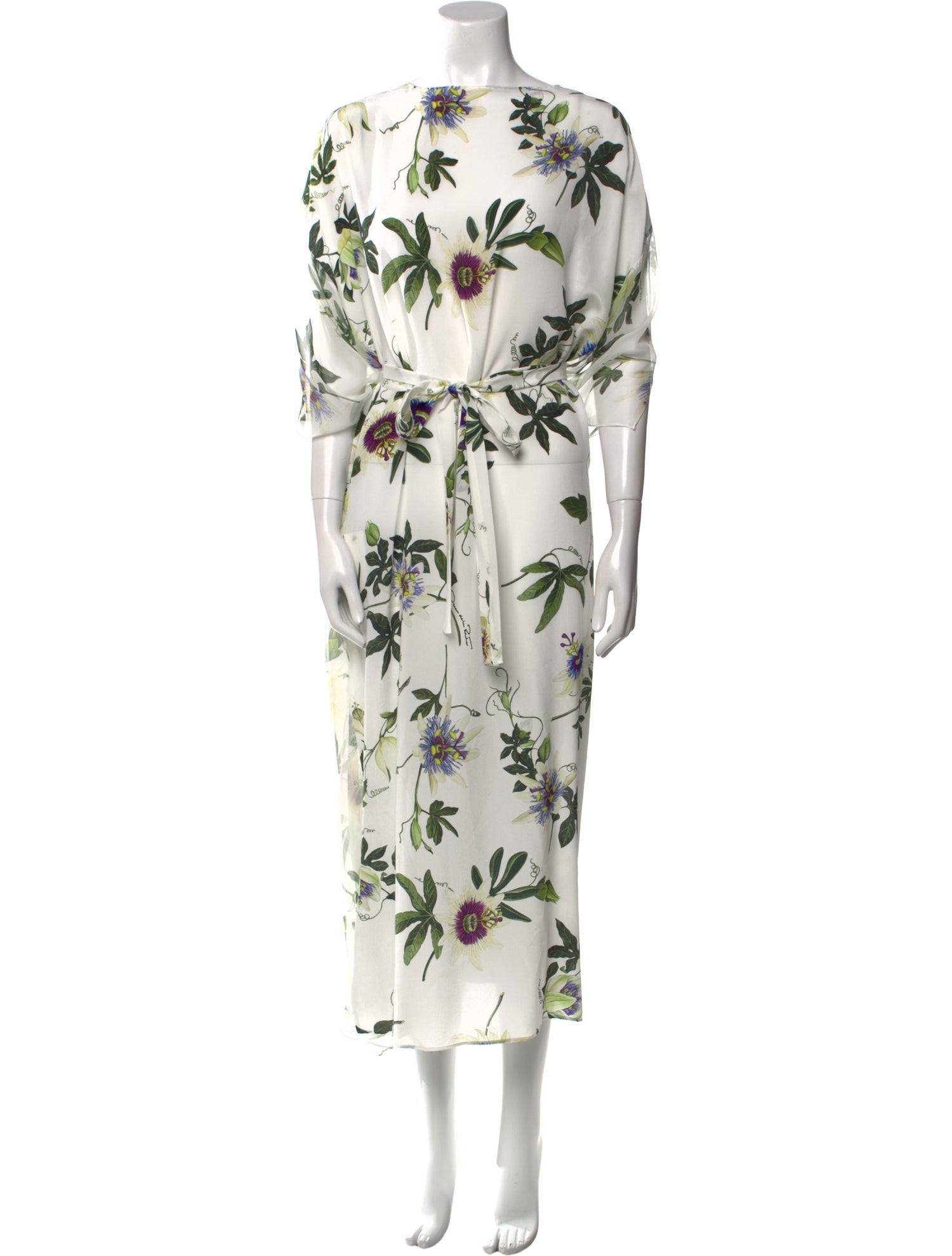 Oscar de la Renta Silk Long Dress