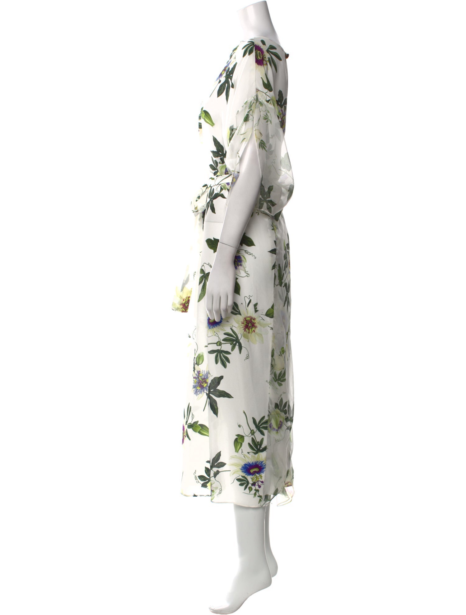 Oscar de la Renta Silk Long Dress