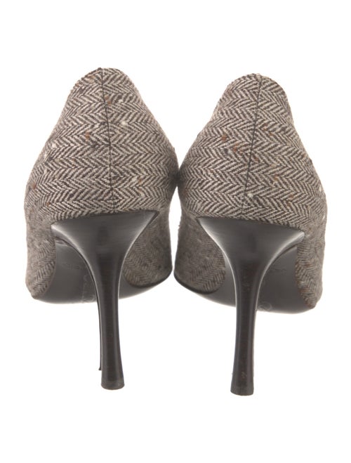 Oscar de la Renta Tweed Tweed Pattern Pumps