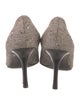 Oscar de la Renta Tweed Tweed Pattern Pumps