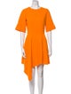 Oscar de la Renta Virgin Wool Knee-Length Dress