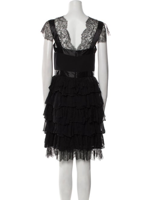 Oscar de la Renta Silk Knee-Length Dress