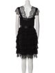 Oscar de la Renta Silk Knee-Length Dress