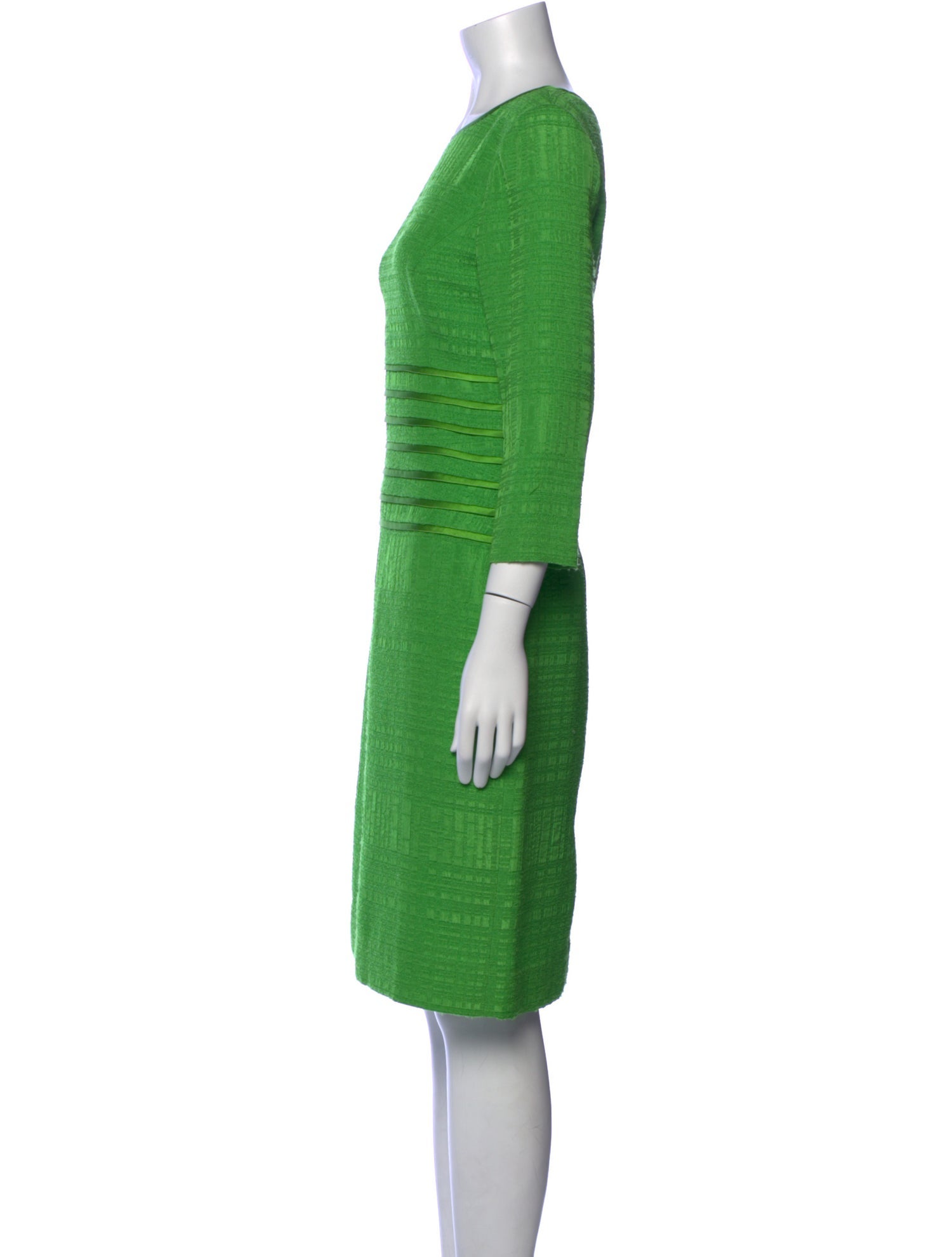 Oscar de la Renta Bateau Neckline Knee-Length Dress w/ Tags