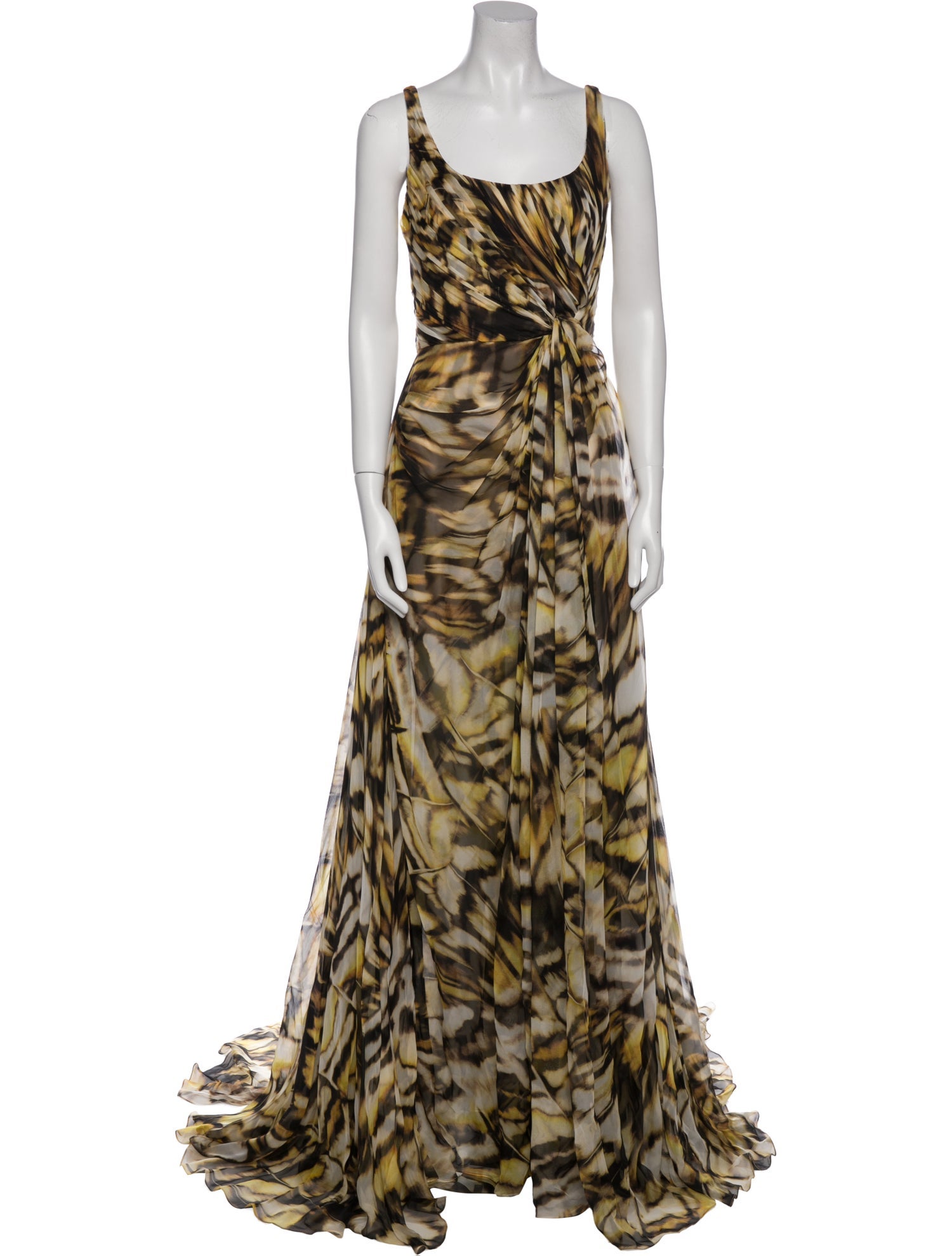 Oscar de la Renta Silk Long Dress w/ Tags
