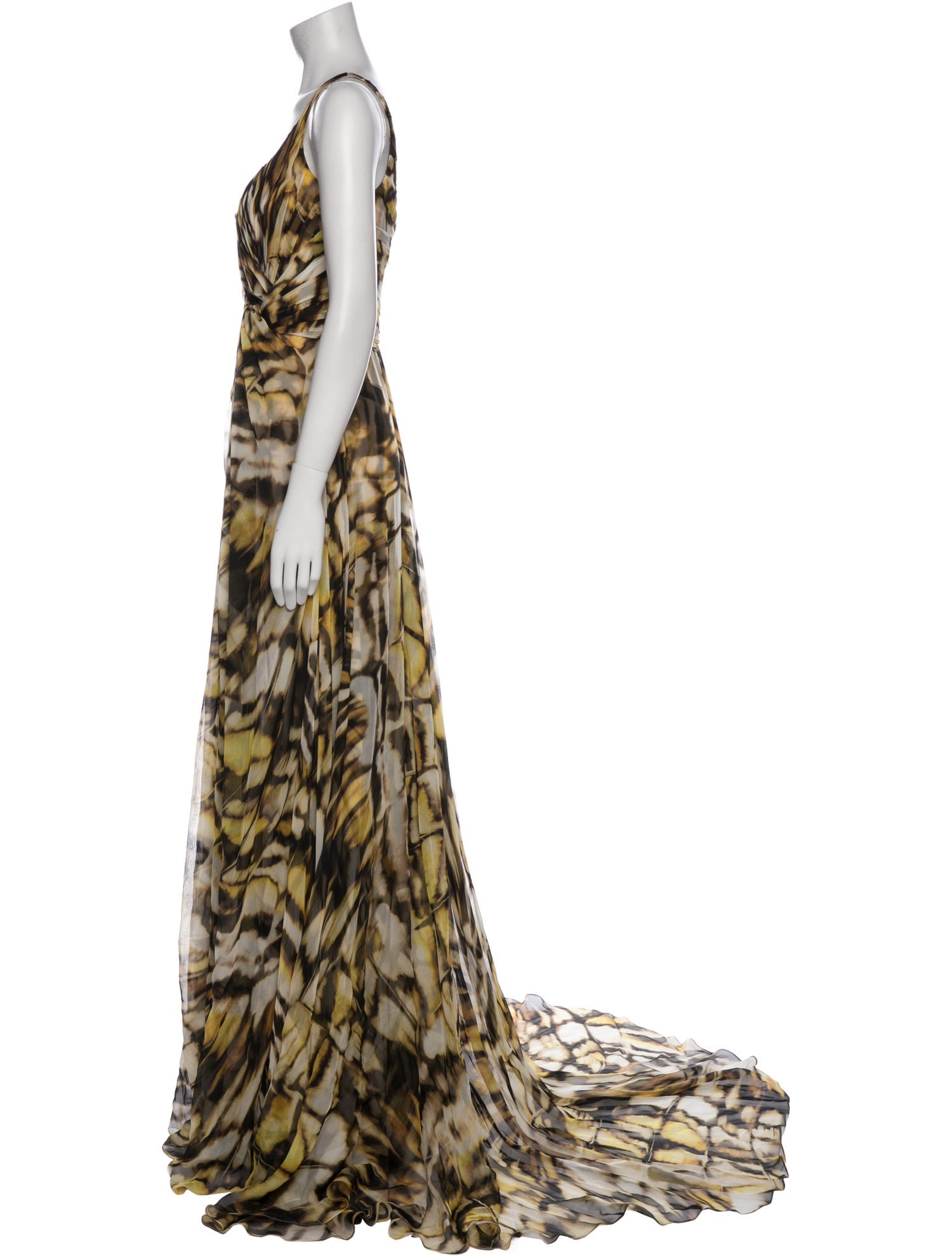 Oscar de la Renta Silk Long Dress w/ Tags