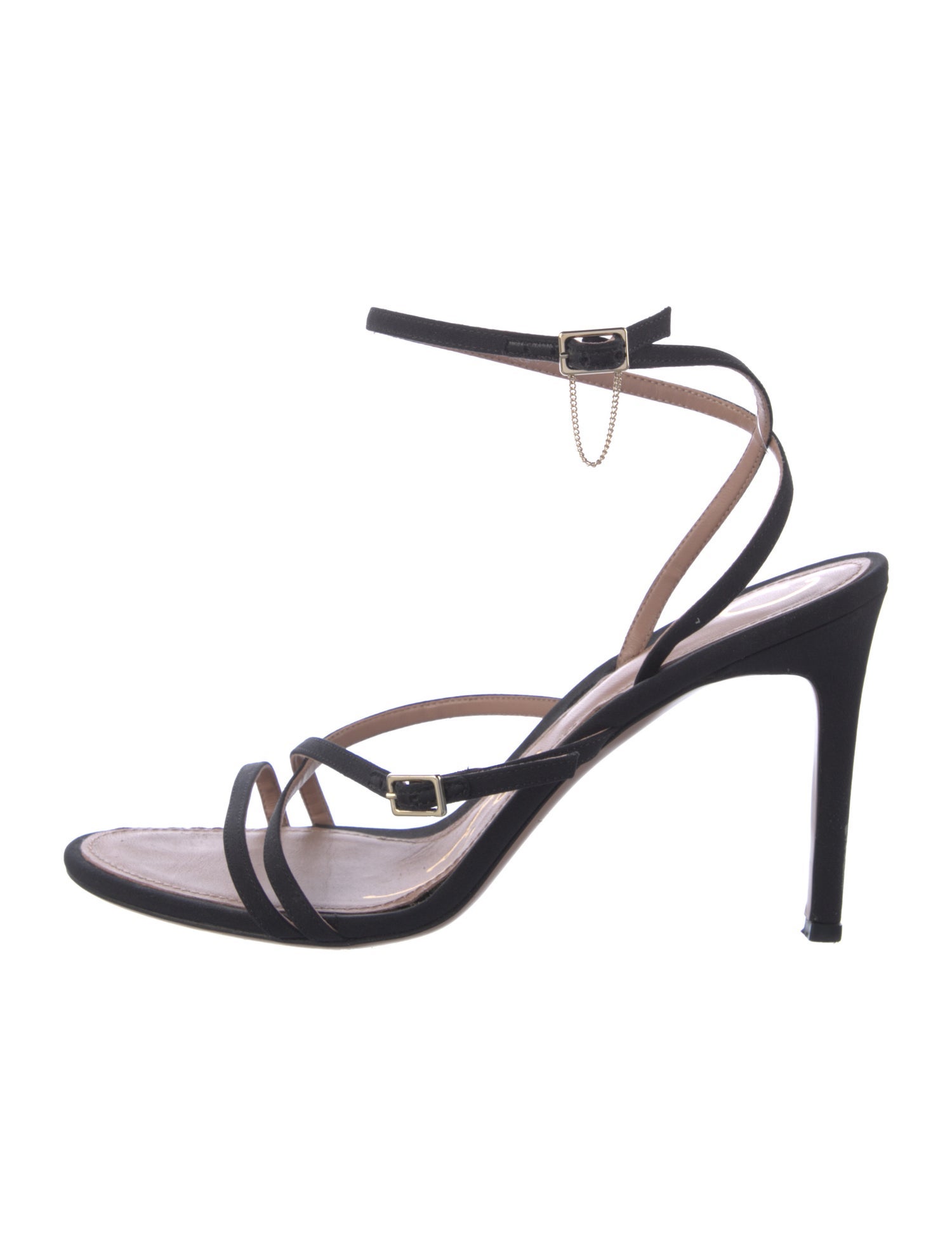 Oscar de la Renta Satin Sandals