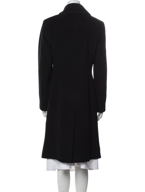 Oscar de la Renta Wool Faux Fur Coat