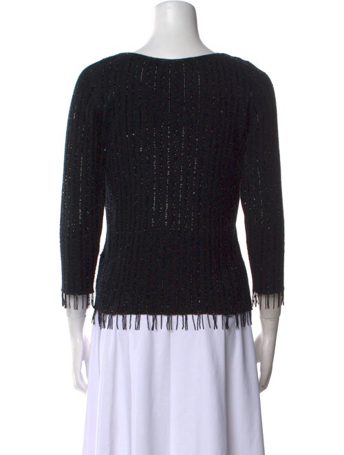 Oscar de la Renta Cashmere V-Neck Sweater