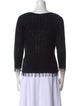 Oscar de la Renta Cashmere V-Neck Sweater