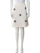 Oscar de la Renta Virgin Wool Knee-Length Skirt