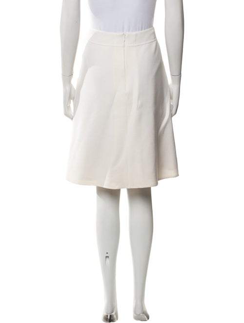 Oscar de la Renta Virgin Wool Knee-Length Skirt