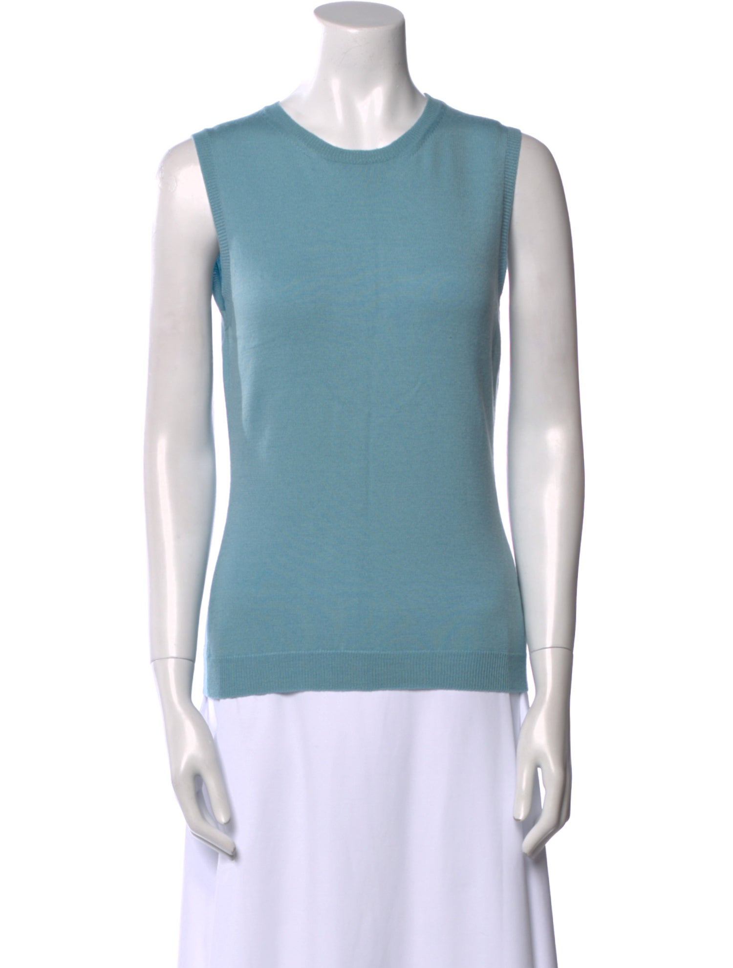 Oscar de la Renta Virgin Wool Scoop Neck Sweater