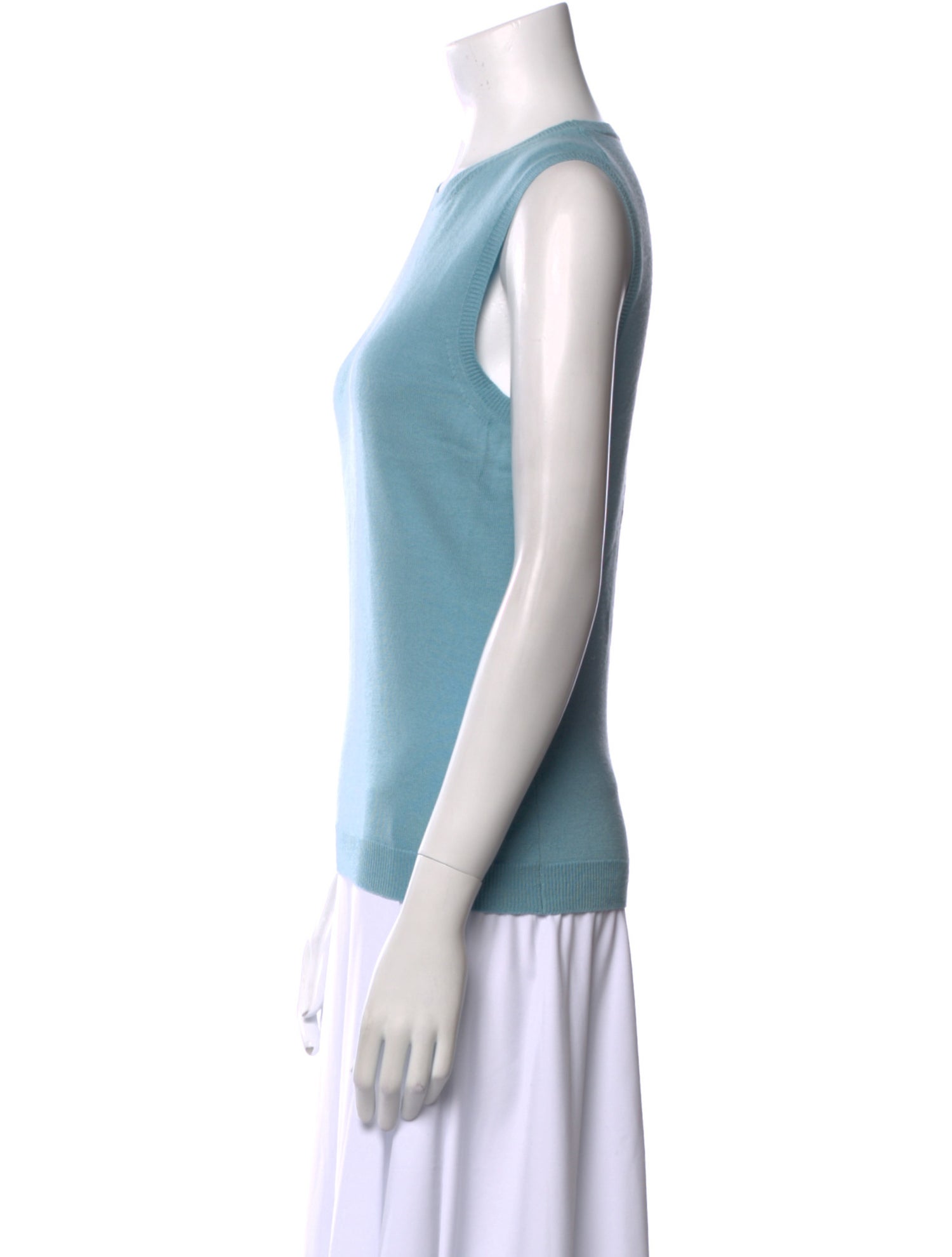 Oscar de la Renta Virgin Wool Scoop Neck Sweater