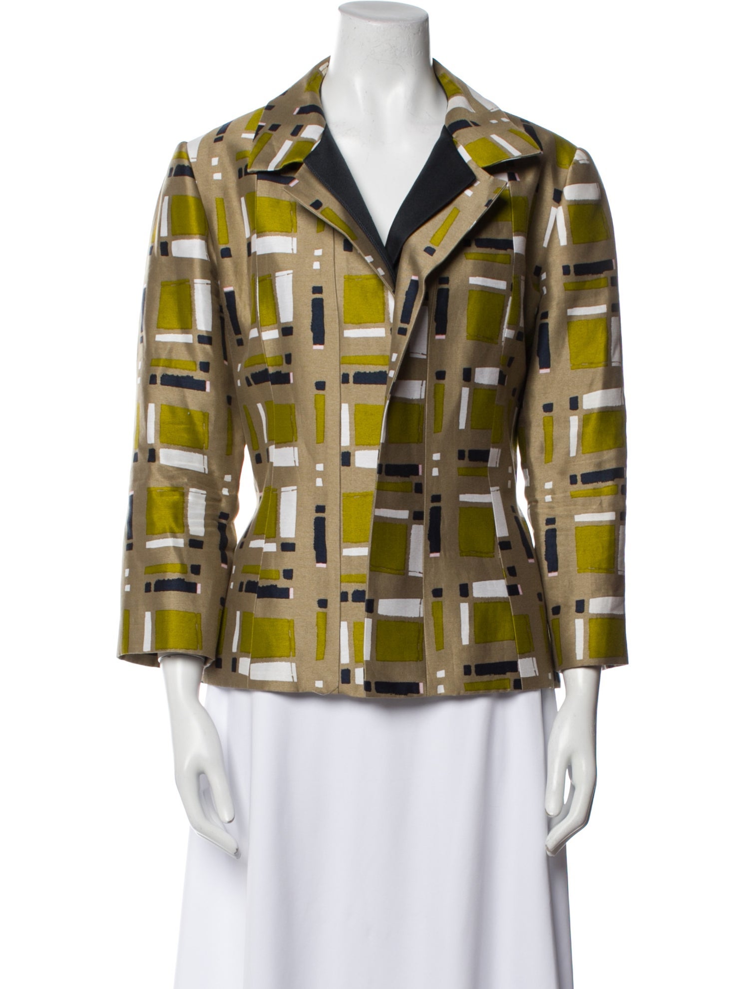 Oscar de la Renta 2009 Silk Blazer