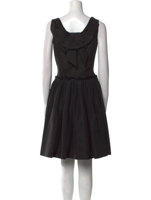 Oscar de la Renta Silk Knee-Length Dress