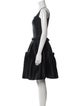 Oscar de la Renta Scoop Neck Knee-Length Dress