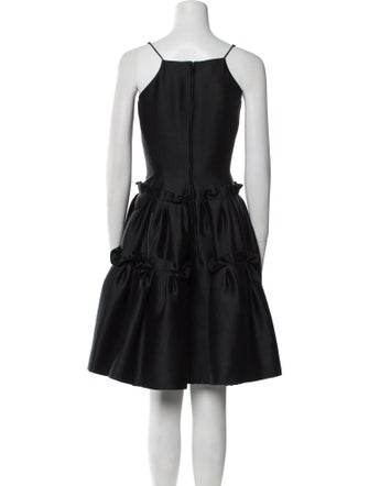 Oscar de la Renta Scoop Neck Knee-Length Dress
